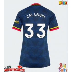 Arsenal Riccardo Calafiori #33 Replica Away Stadium Shirt for Women 2026-27 Short Sleeve